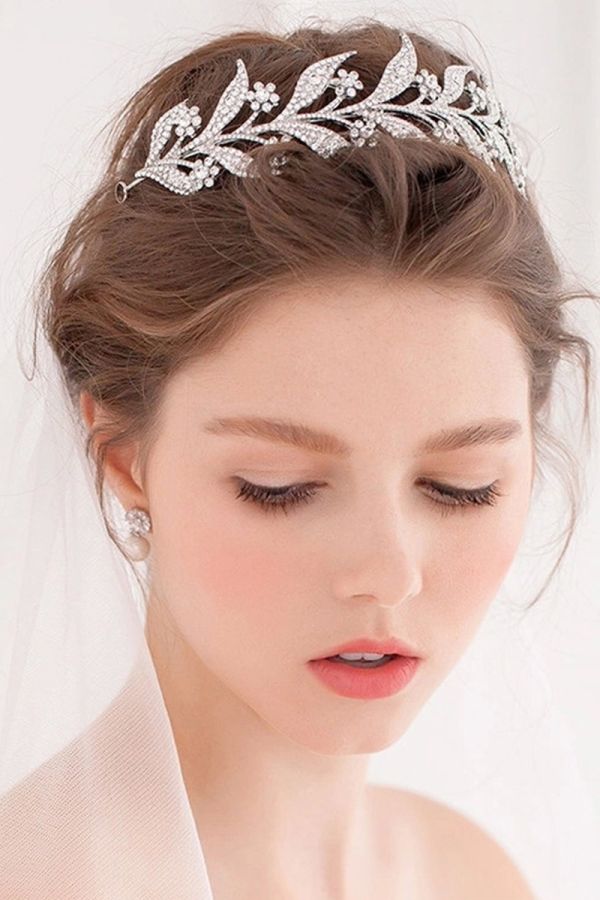 Elegant Crystal Tiara  Bridal and Formal Events